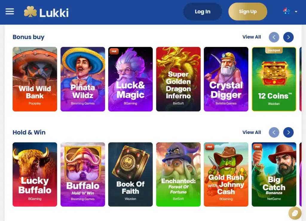 Lukki Casino bonus buy games