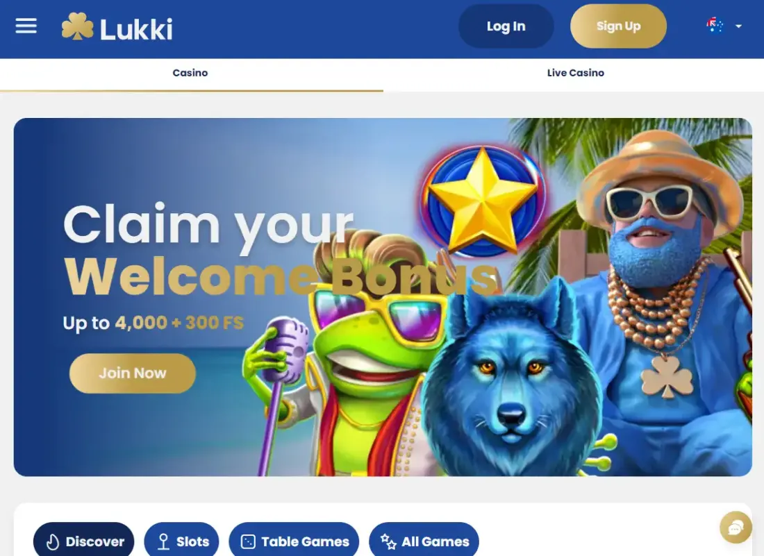 Lukki Casino Bonus